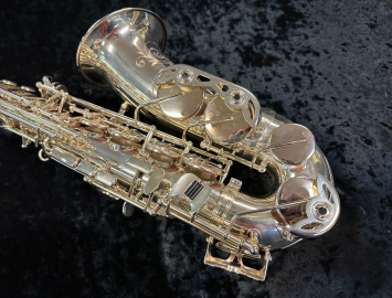 Photo Beautiful Silver Plated Buffet Senzo Alto Saxophone, Serial #42223